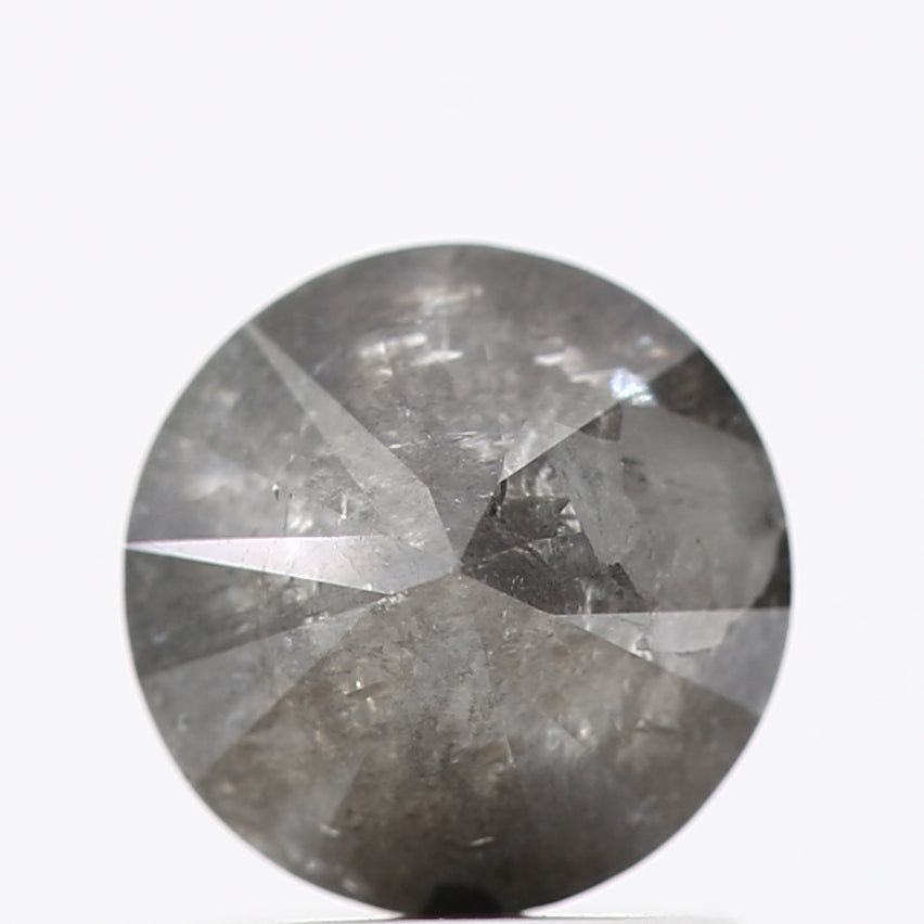 1.22 Carat Fancy Gray Round Shape Brilliant Cut Natural Loose Diamond
