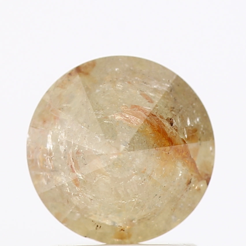 Salt and Pepper Round Diamond ! Fancy Orange Brilliant Cut Diamond for Engagement Ring, Natural Loose Diamond ! 1.30 Ct Diamond Gift for Her
