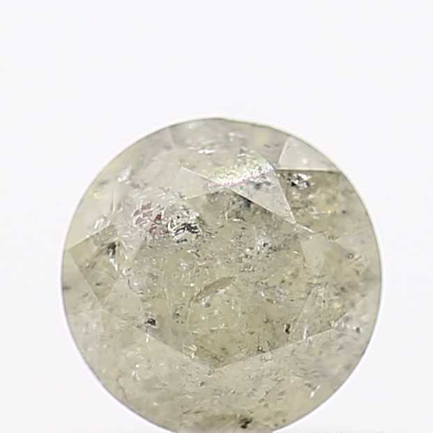 0.43 Carat Fancy Gray Round Brilliant Cut Natural Loose Diamond