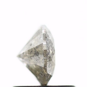 0.64 Carat Salt and Pepper Diamond Round Brilliant Cut Natural Loose Diamond