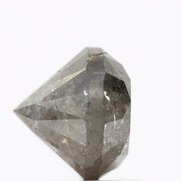 2.23 Carat Gray Rustic Round Shape Brilliant Cut Natural Loose Diamond