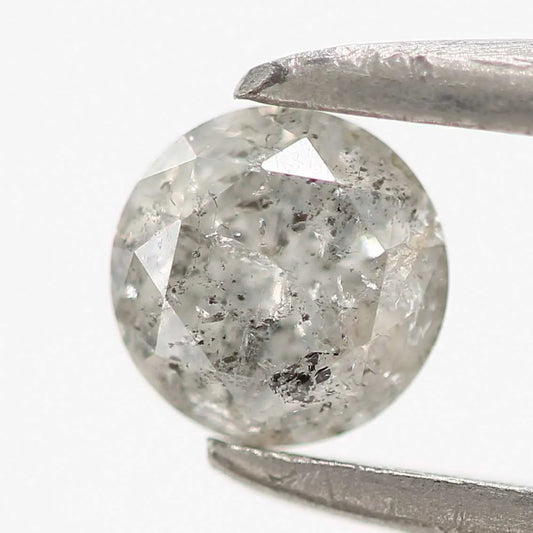 0.22 Carat Fancy Gray Round Shape Brilliant Cut Natural Loose Diamond