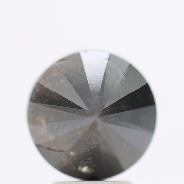 GIA round black certified diamonds