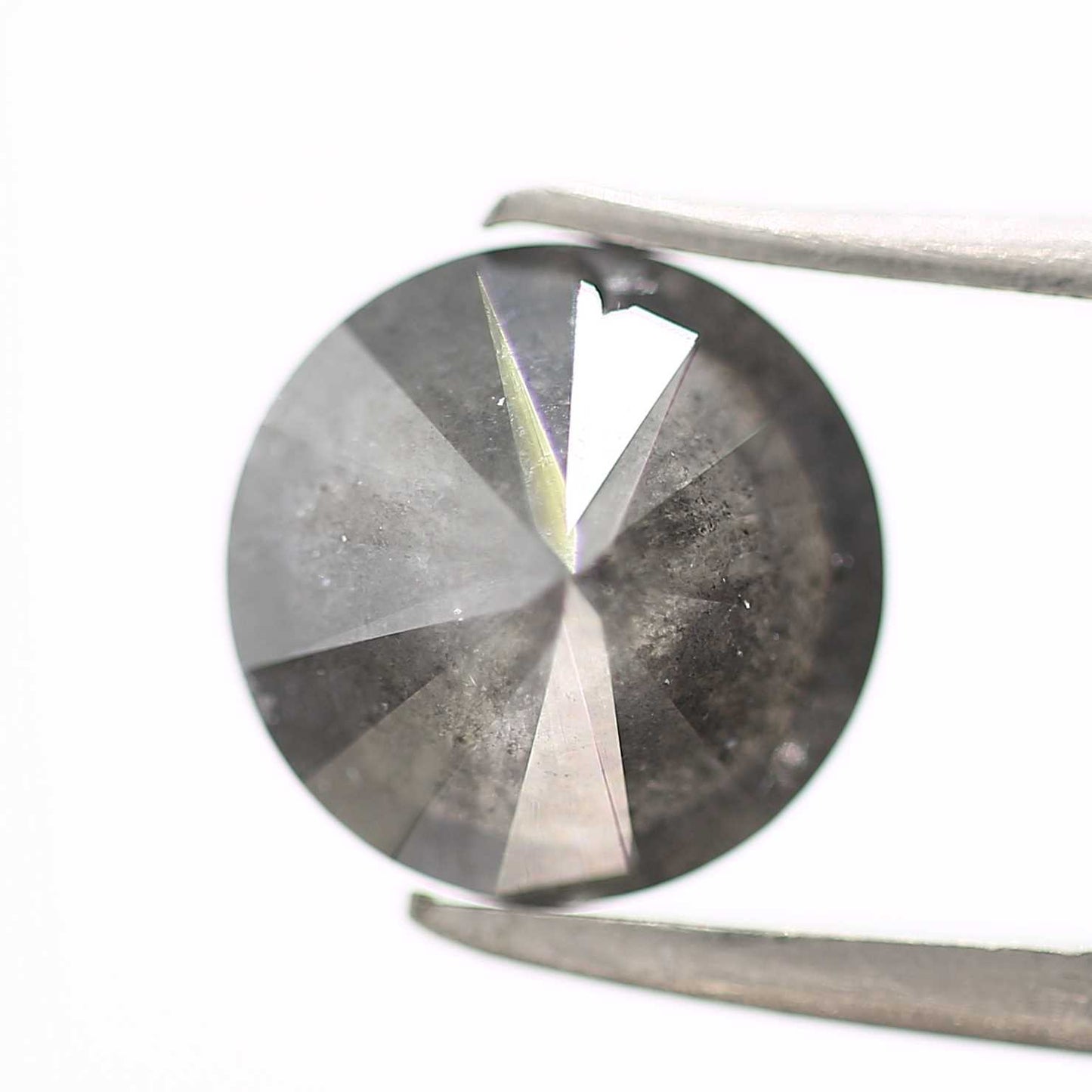 2.22 Carat Fancy Gray Round Shape Brilliant Cut Natural Loose Diamond