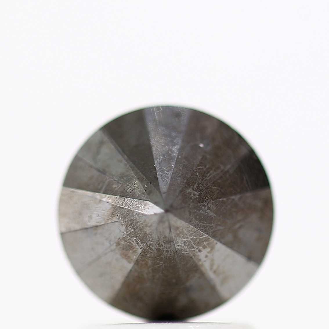 1.40 Carat Fancy Black Round Shape Brilliant Cut Natural Loose Diamond