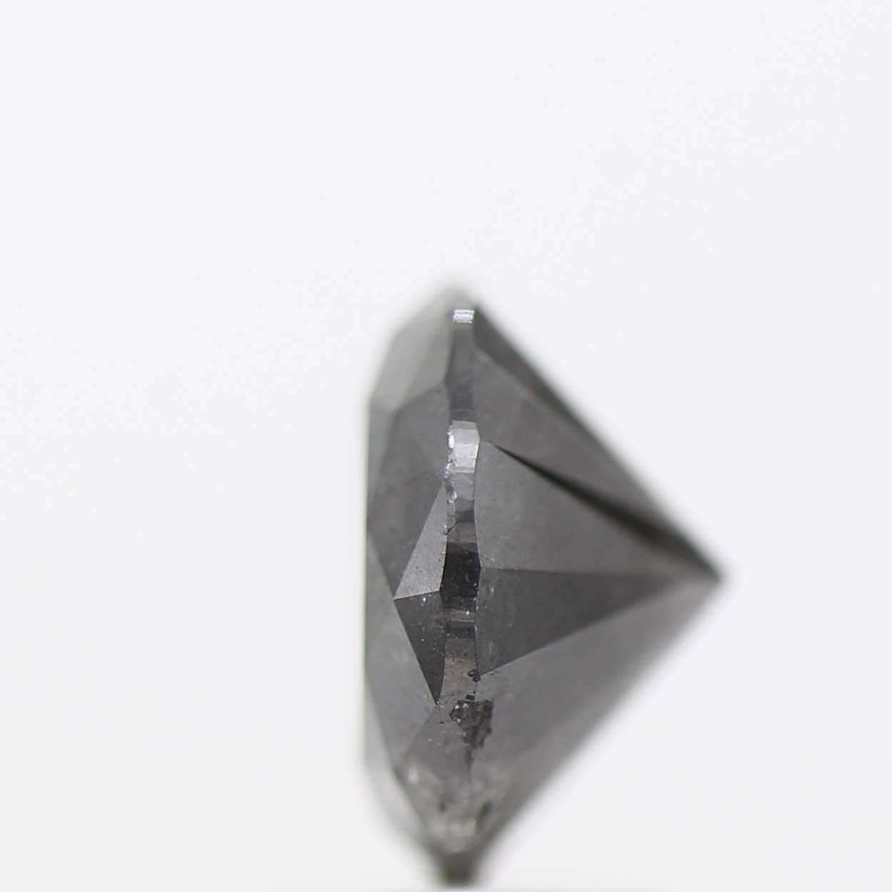 2 Carat Fancy Gray Round Brilliant Cut Natural Loose Diamond