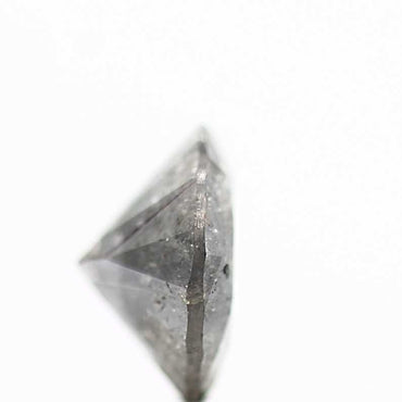 0.63 Carat Fancy Gray Round Brilliant Cut Natural Loose Diamond