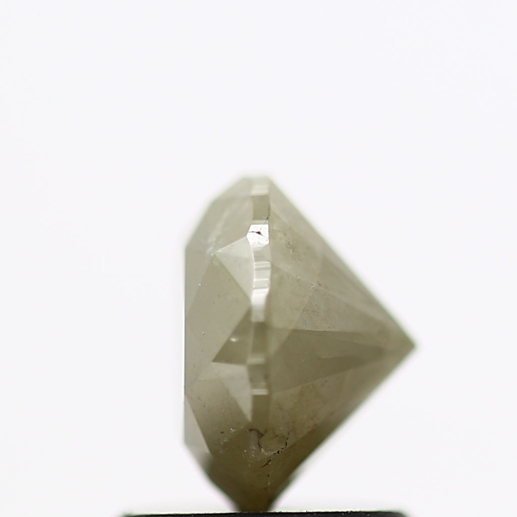 1.26 Carat Fancy Gray Round Shape Brilliant Cut Natural Loose Diamond