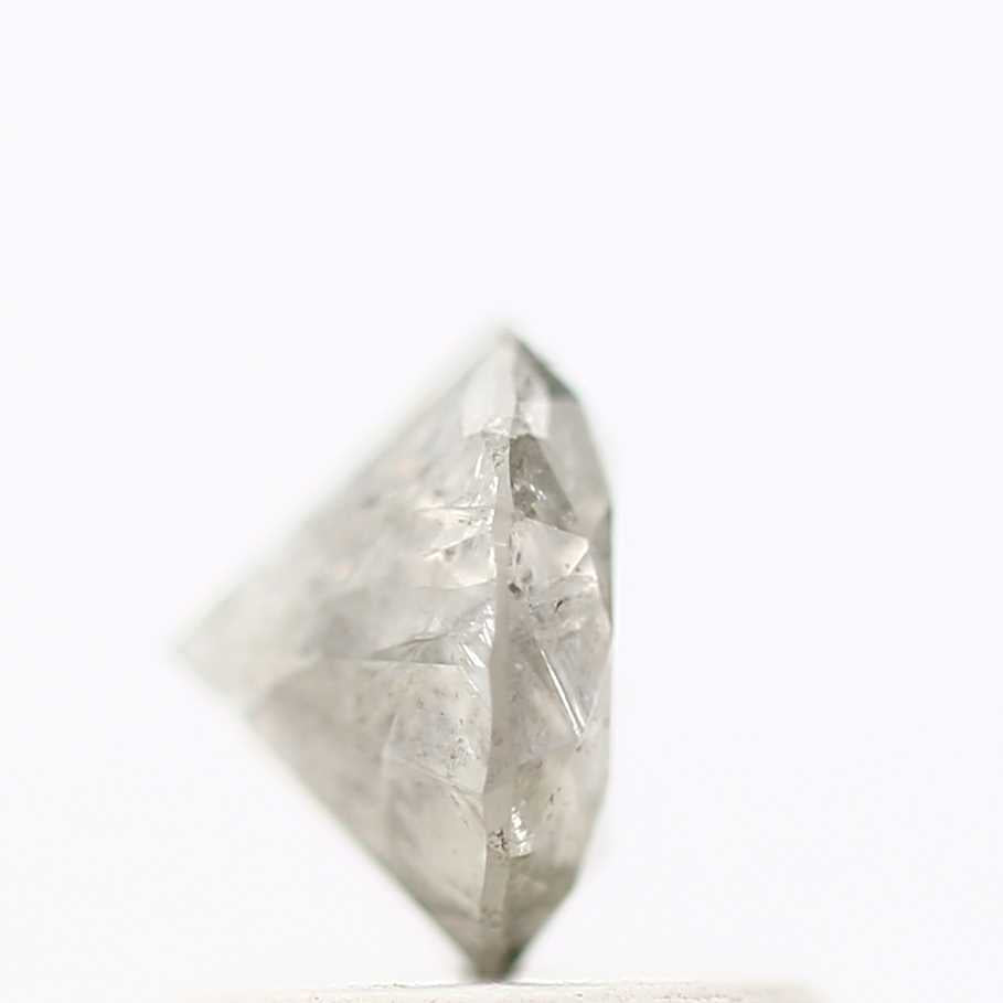 0.84 Carat Salt and Pepper Fancy Round Brilliant Cut Natural Loose Diamond