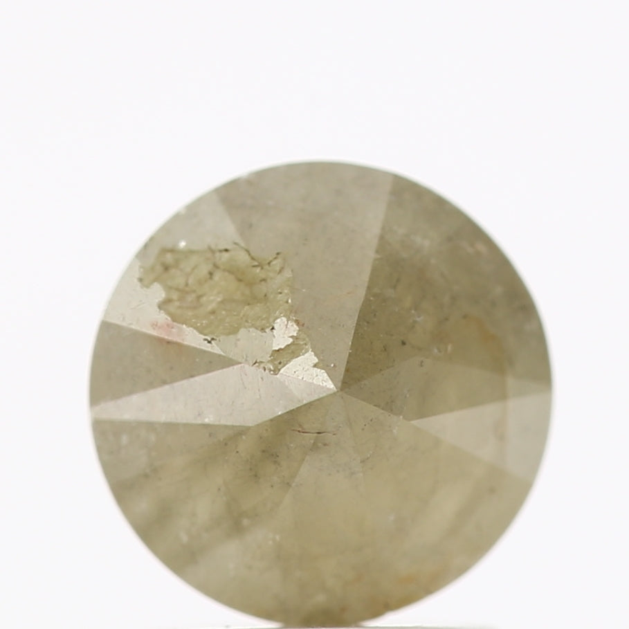 1.35 Carat Yellow Rustic Round Brilliant Cut Natural Loose Diamond