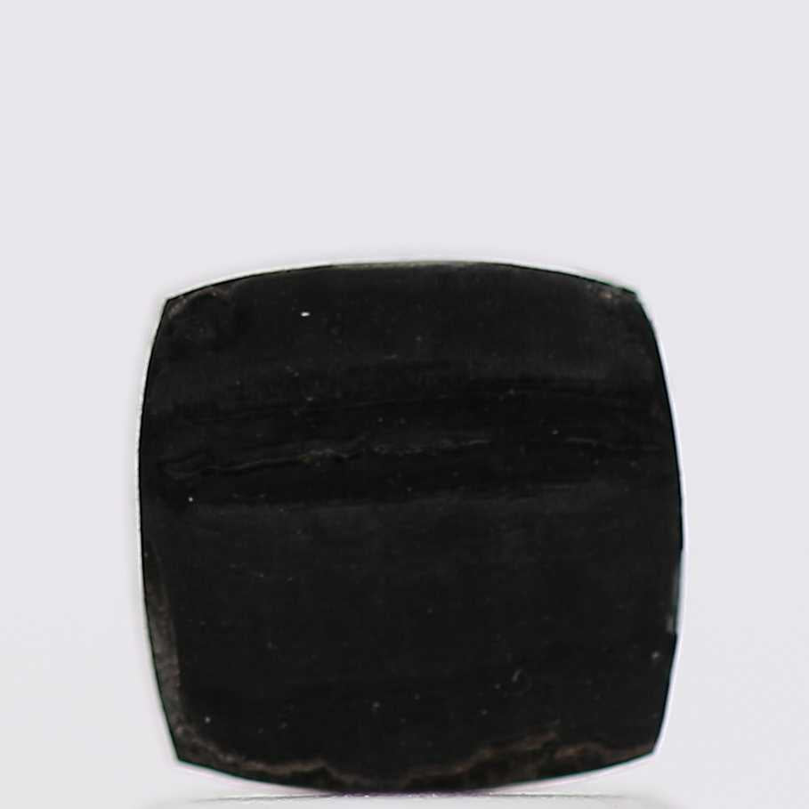 1.29 Ct Natural Black Cushion Single Cut Loose Diamond for Jewelery