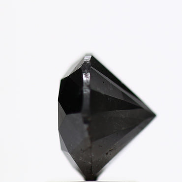 2.30 Carat Fancy Black Round Shape Brilliant Cut Natural Loose Diamond