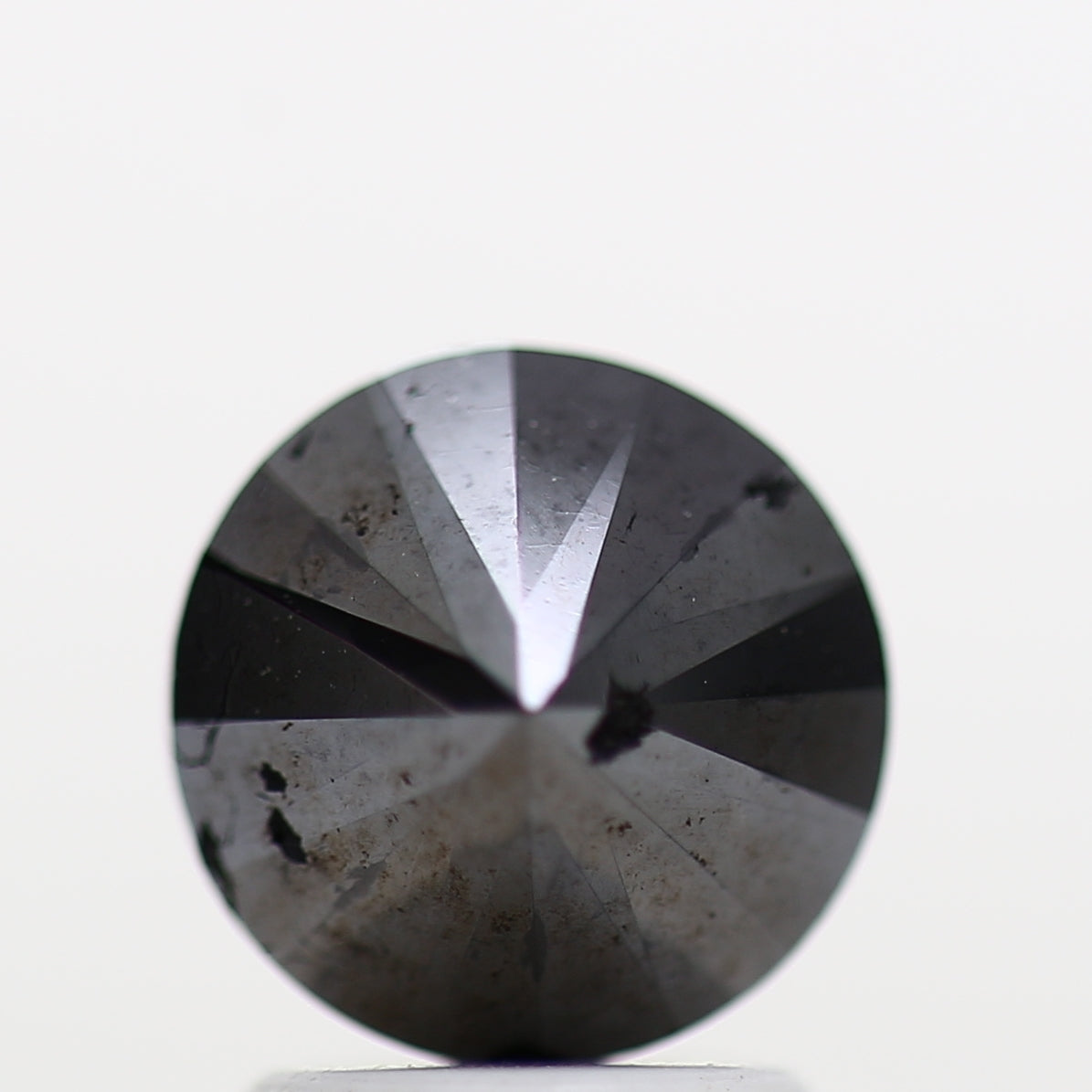 2.53 Carat Fancy Black Round Shape Brilliant Cut Natural Loose Diamond