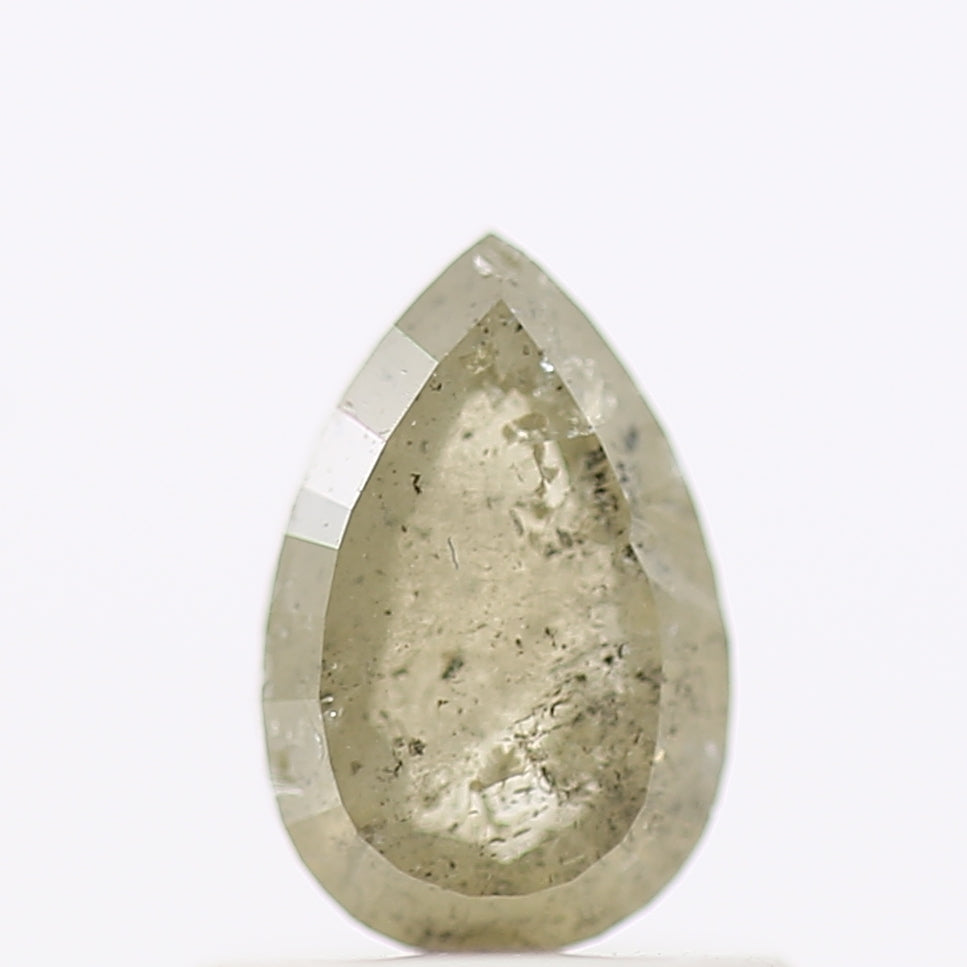 Salt and Pepper Diamond Fancy Yellow Color 0.74 CT 6.91 x 4.50 x 2.57 MM Pear Cut Diamond! Natural Loose Diamond ! Christmas Gift for Her