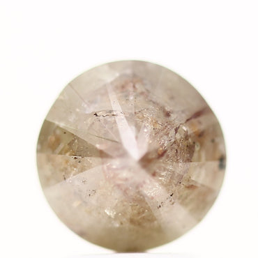 3.25 Carat Brown Rustic Round Shape Brilliant Cut Natural Loose Diamond