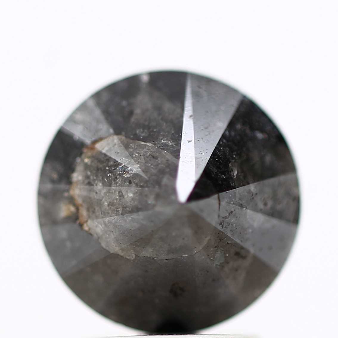 2.65 Carat Fancy Black Round Shape Brilliant Cut Natural Loose Diamond