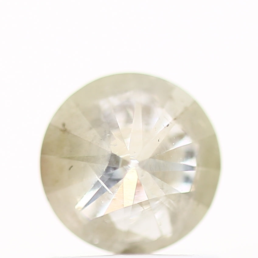 0.76 Carat Fancy Icy Gray Round Shape Brilliant Cut Natural Loose Diamond