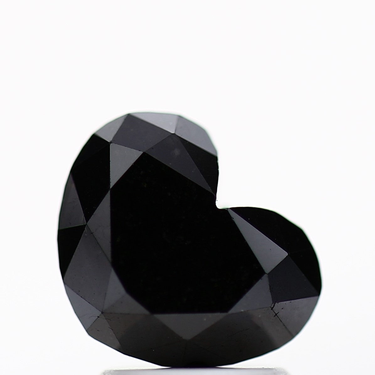 Heart Shape Fancy Black Natural Loose Diamond 2.50 Carat