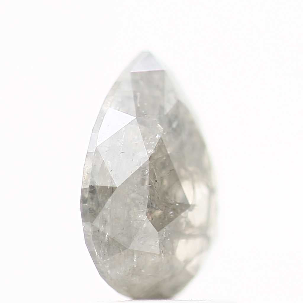 Salt and Pepper Diamond Fancy Gray Color 1.05 CT 8.05 x 6.03 x 2.40 MM Pear Cut Diamond! Natural Loose Diamond ! Christmas Gift for Her