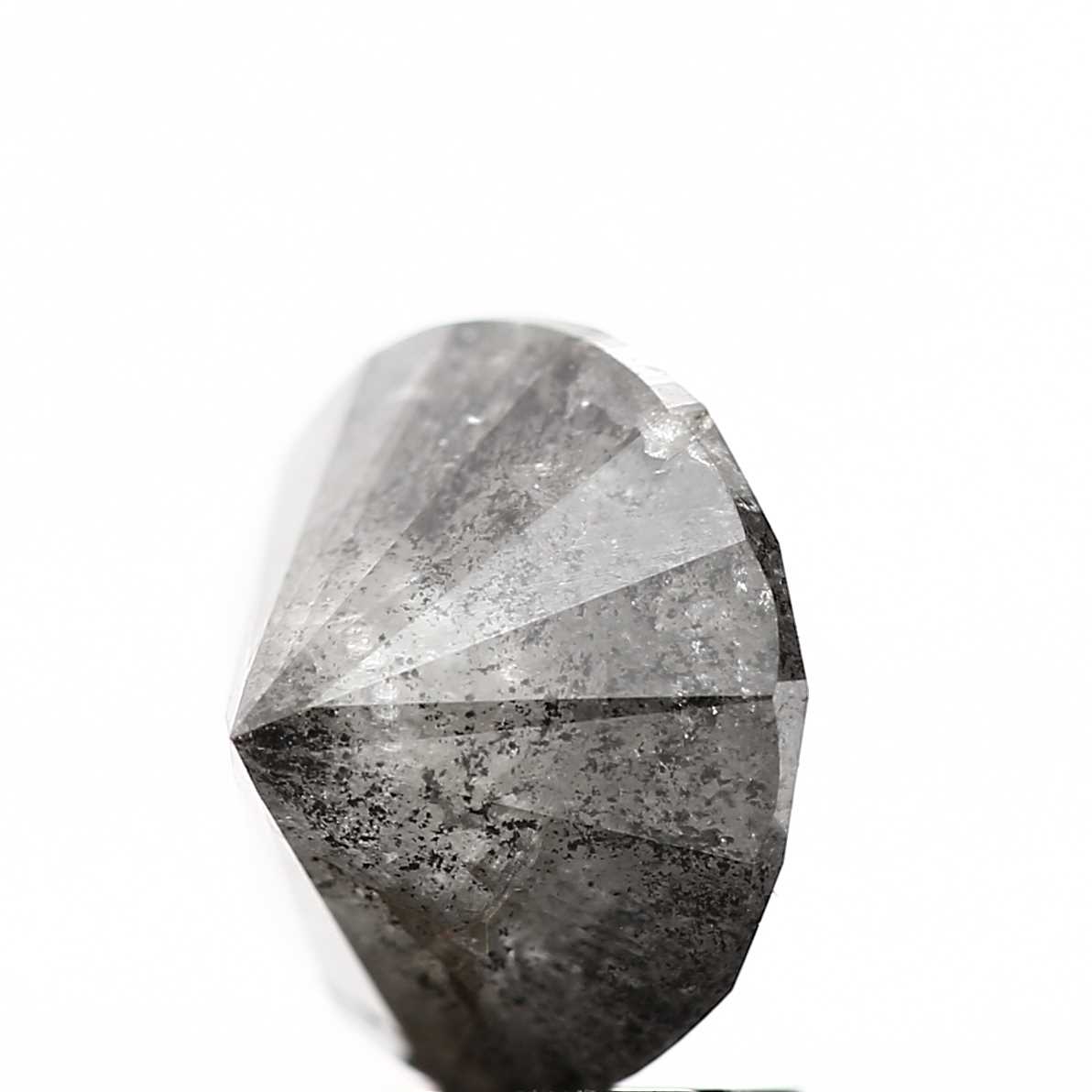 2.18 Carat Fancy Gray Round Brilliant Cut Natural Loose Diamond
