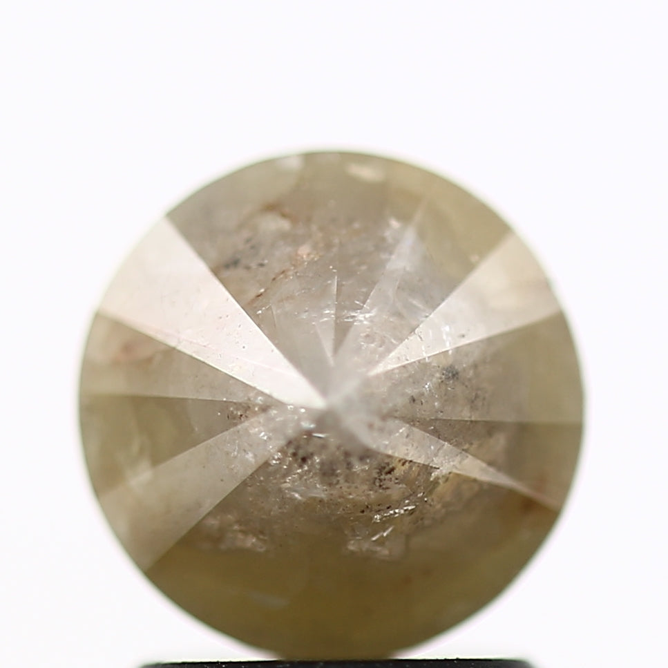 1.22 Carat Gray Brown Round Brilliant Cut Natural Loose Diamond