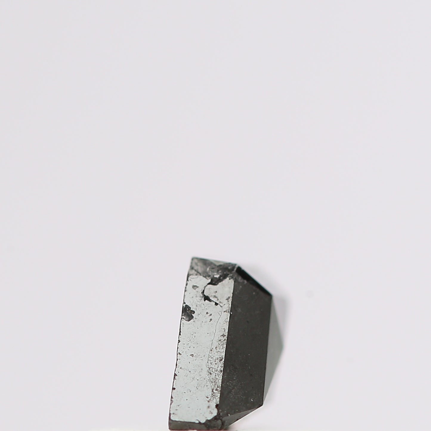 salt and pepper diamond ! 0.41 Ct 5.90 x 4.40 x 2.10 MM natural gray shield loose diamond for engagement ring for her