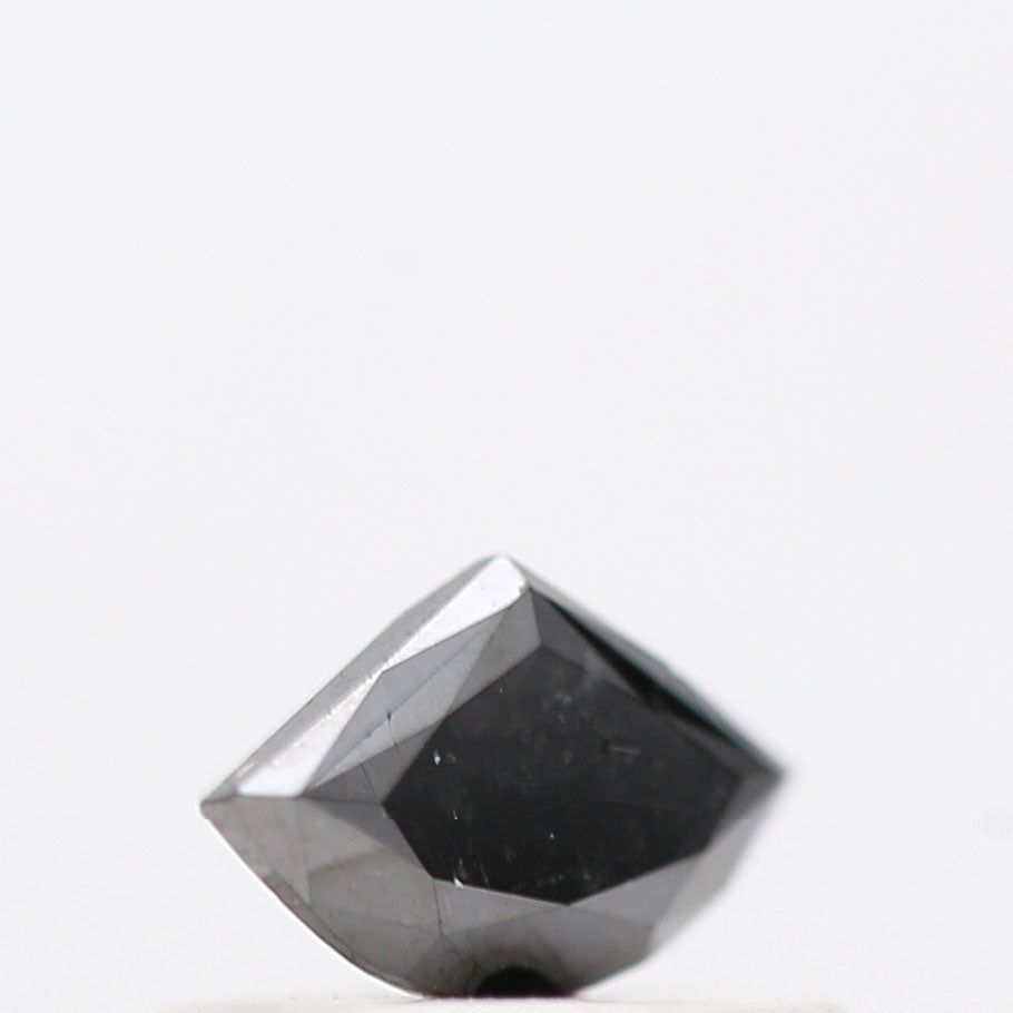 0.32 Ct Natural Black Half Moon Loose Diamond for Jewelery