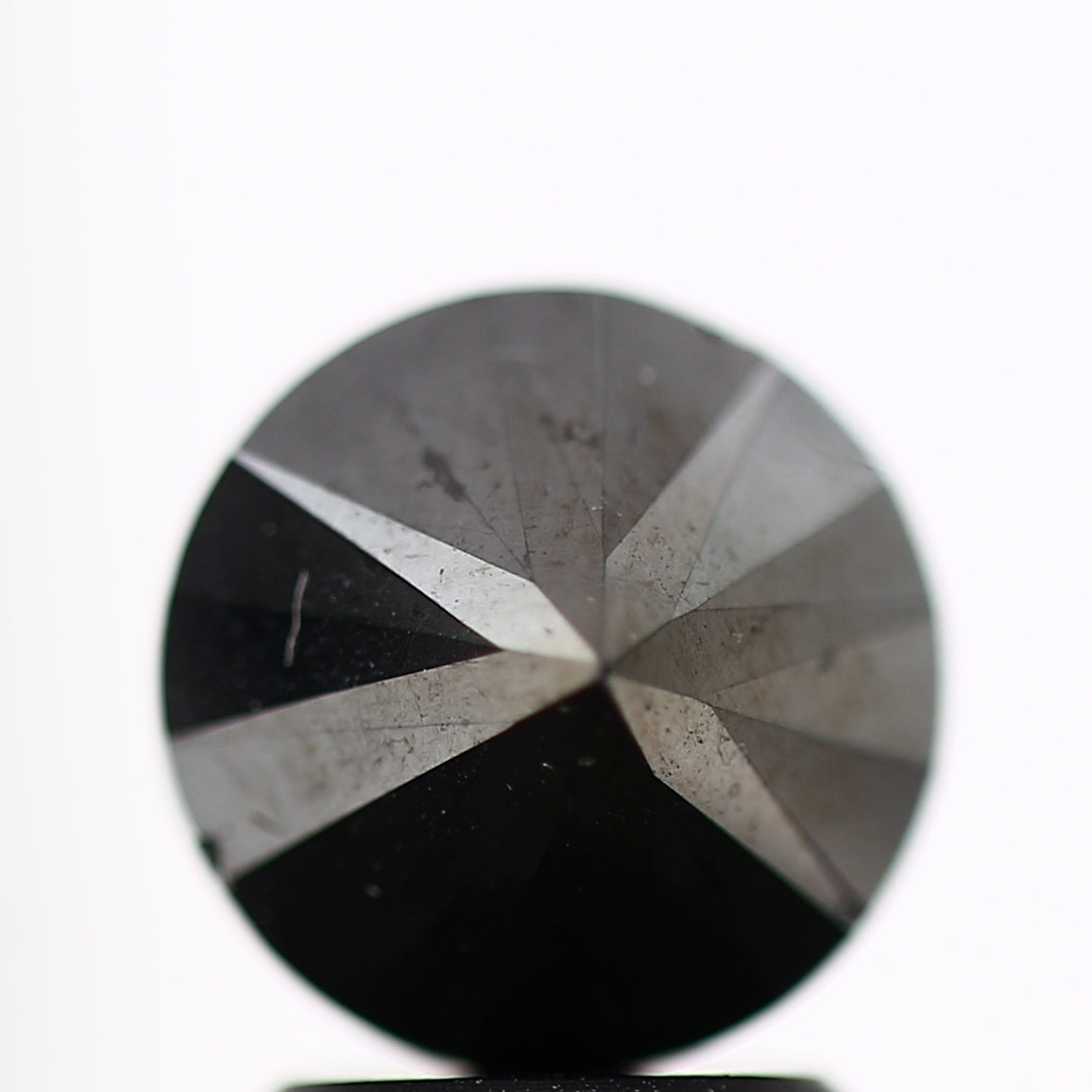 2.58 Carat Fancy Black Round Shape Brilliant Cut Natural Loose Diamond