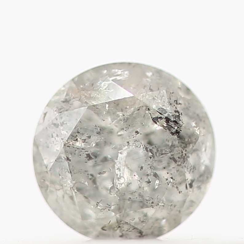 0.22 Carat Fancy Gray Round Shape Brilliant Cut Natural Loose Diamond