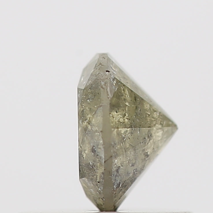 0.56 Carat Fancy Gray Round Shape Diamond Natural Loose Diamond