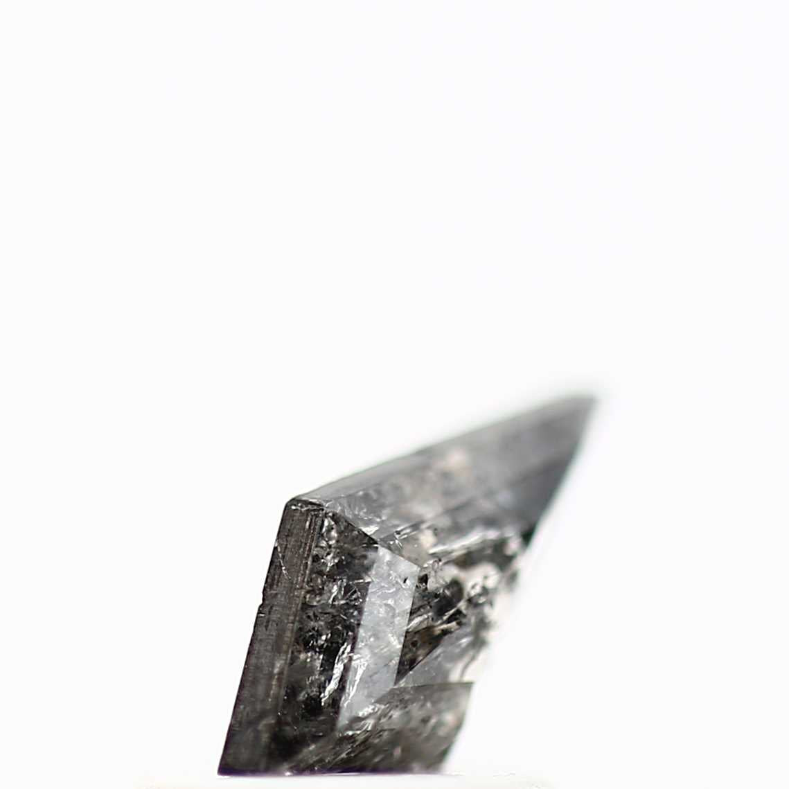 Salt and Pepper Diamond ! Fancy Gray Color Kite Diamond for Engagement Ring ! Natural Loose Diamond ! 0.48 Carat Unique Rare Diamond For Her