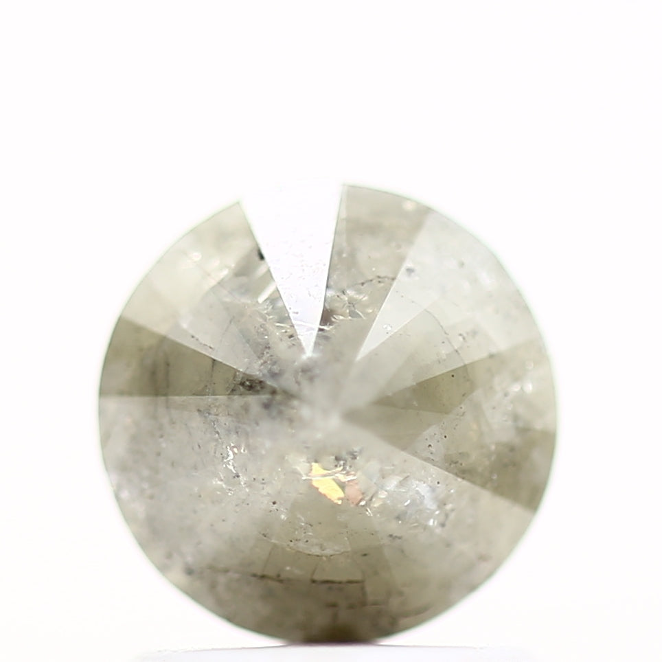 1.08 Carat Fancy Gray Round Shape Brilliant Cut Natural Loose Diamond