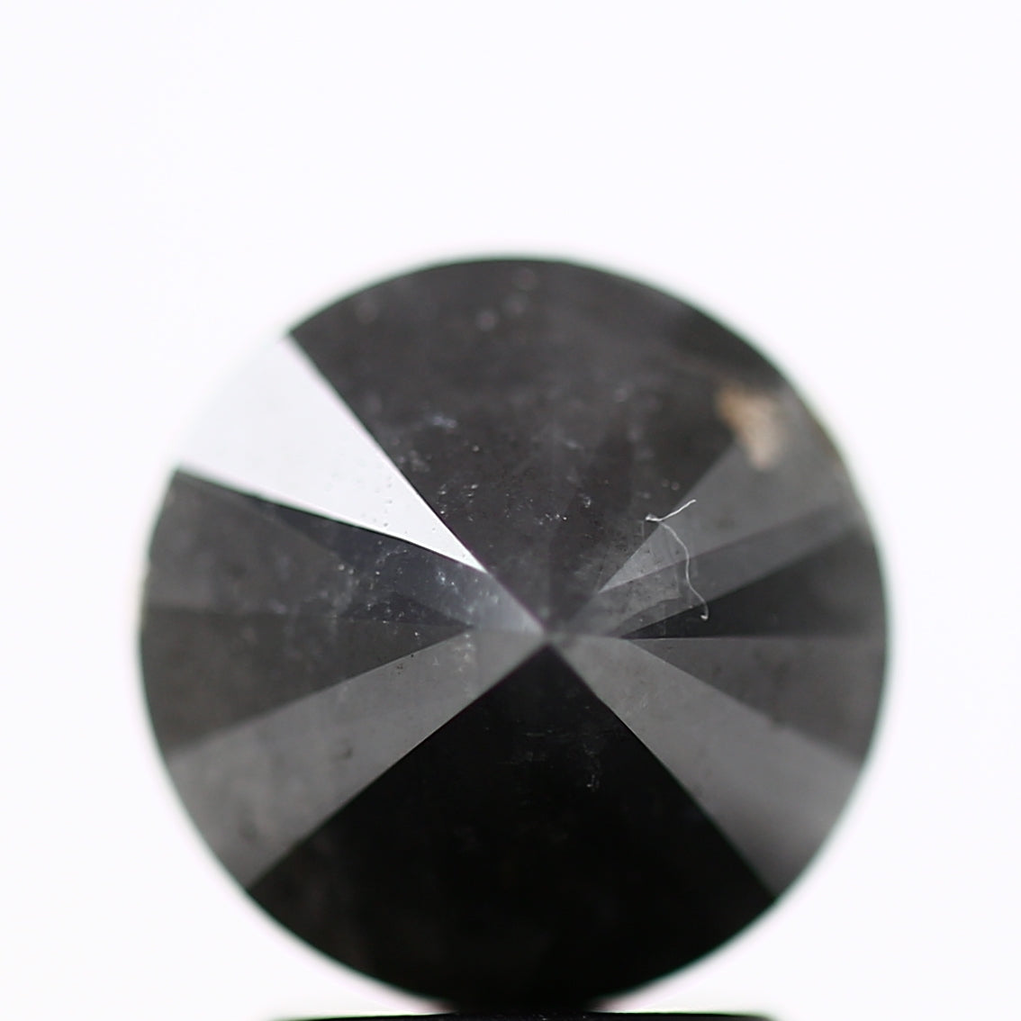 2.48 Carat Fancy Black Round Shape Brilliant Cut Natural Loose Diamond