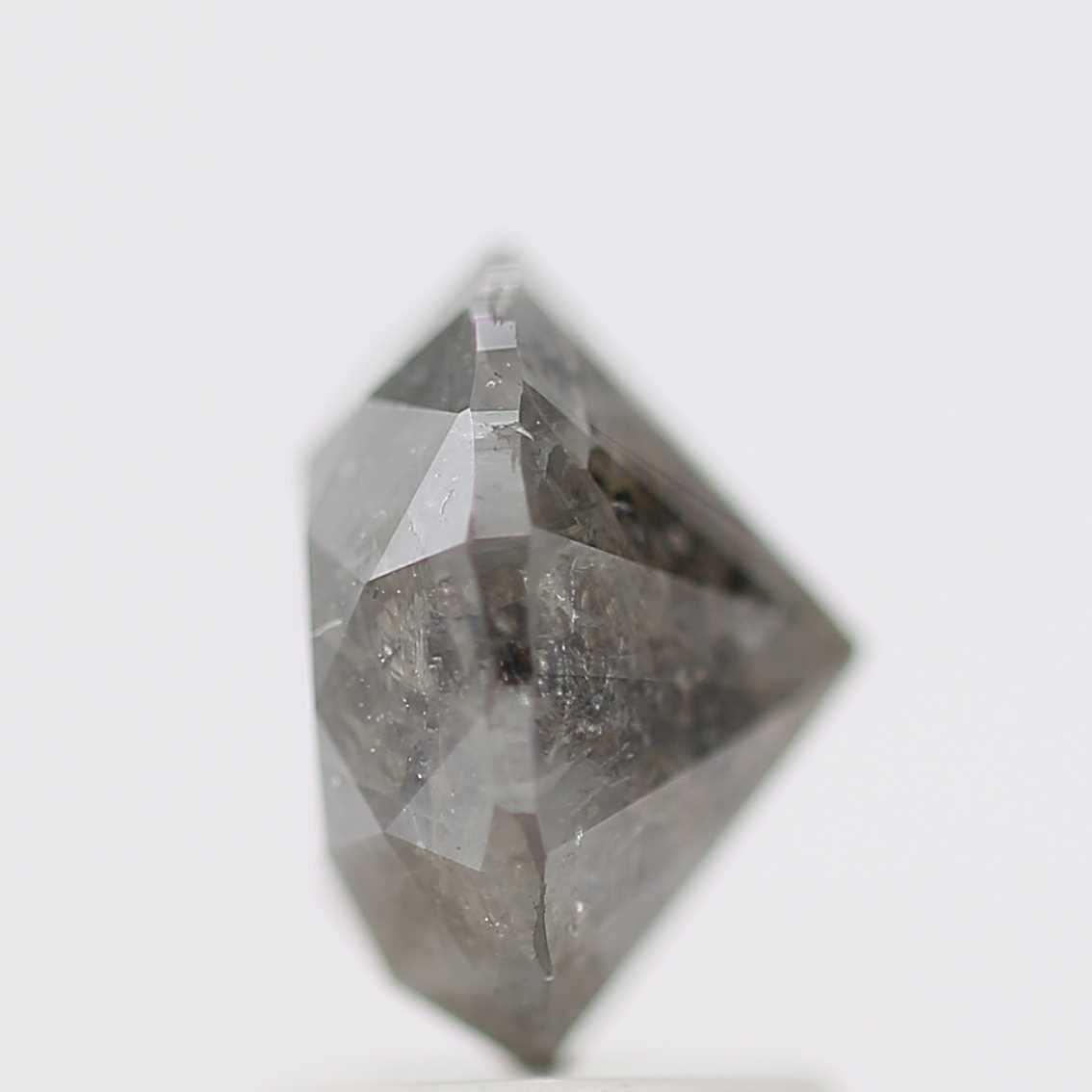 2.60 Carat Fancy Gray Round Shape Brilliant Cut Natural Loose Diamond