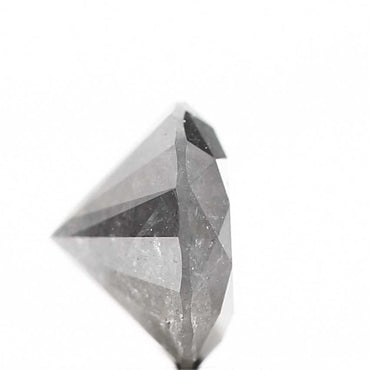 0.85 Carat Gray Salt and Pepper Diamond Round Brilliant Cut Natural Loose Diamond