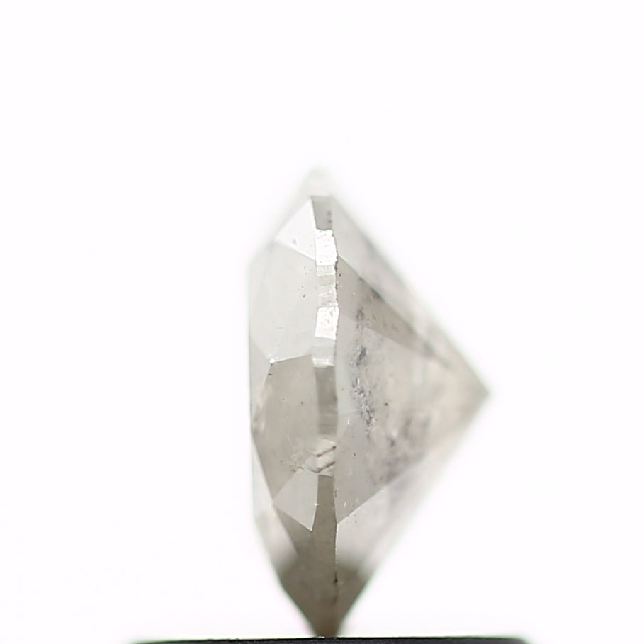0.91 Carat Salt and Pepper Diamond Fancy Round Shape Brilliant Cut Natural Loose Diamond