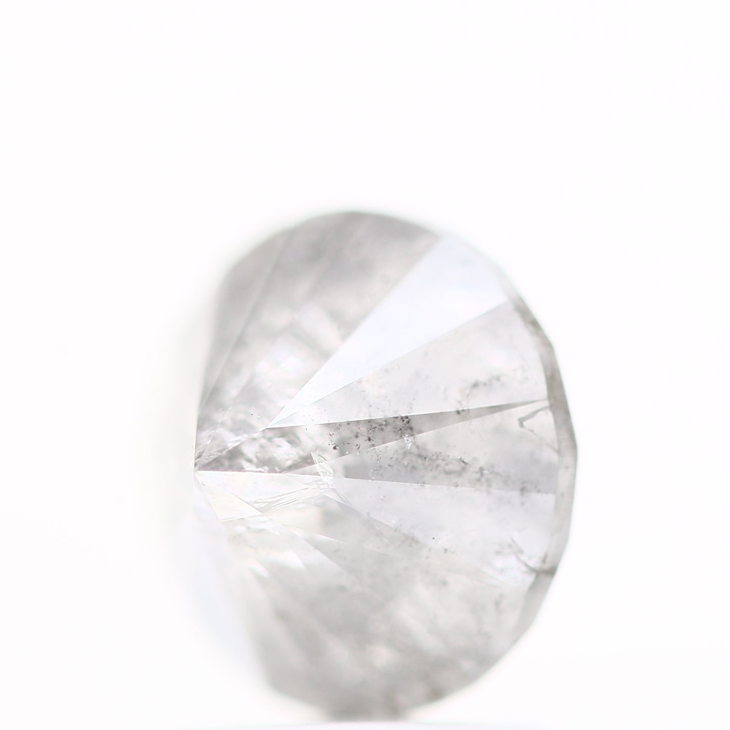 2.18 Carat Fancy Gray Salt & Pepper Round Shape Brilliant Cut Natural Loose Diamond