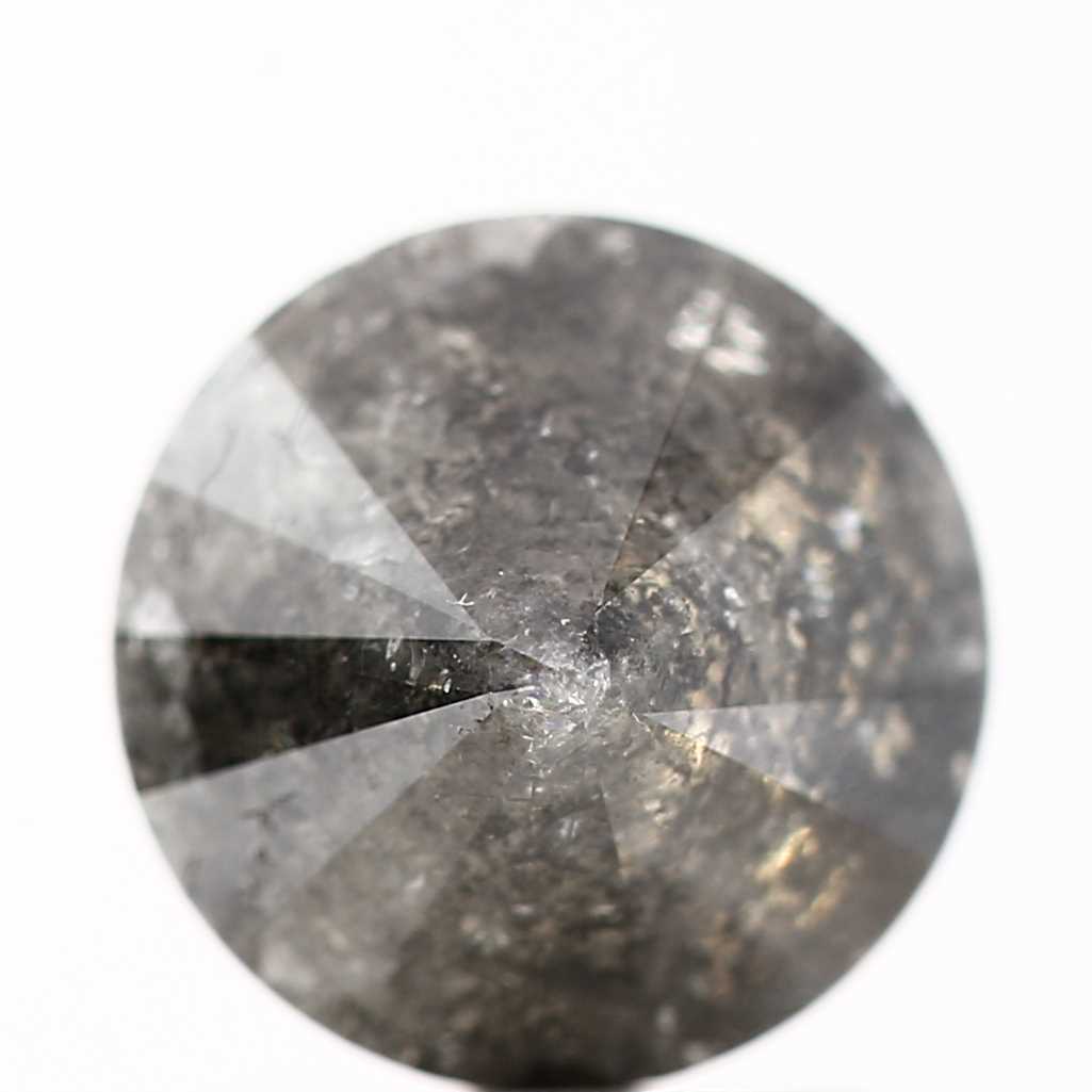2.20 Carat Fancy Gray Round Cut Natural Loose Diamond