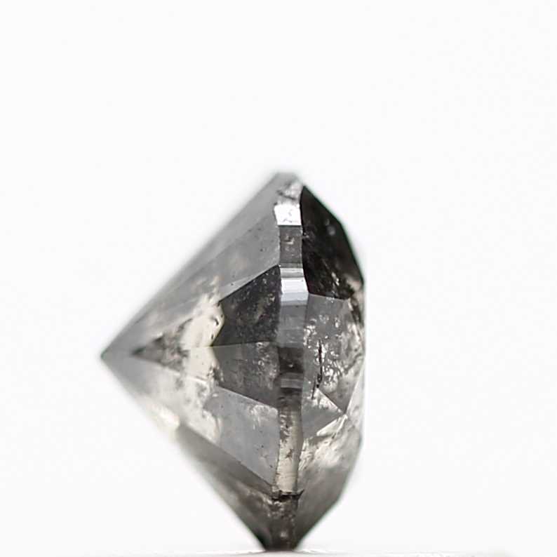 0.46 Carat Gray Round Shape Brilliant Cut Natural Loose Diamond