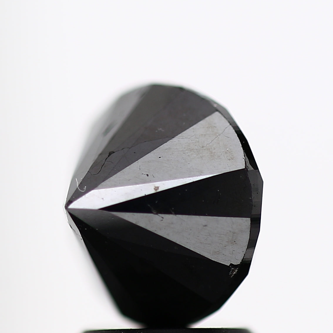 2.74 Carat Fancy Black Round Shape Brilliant Cut Natural Loose Diamond