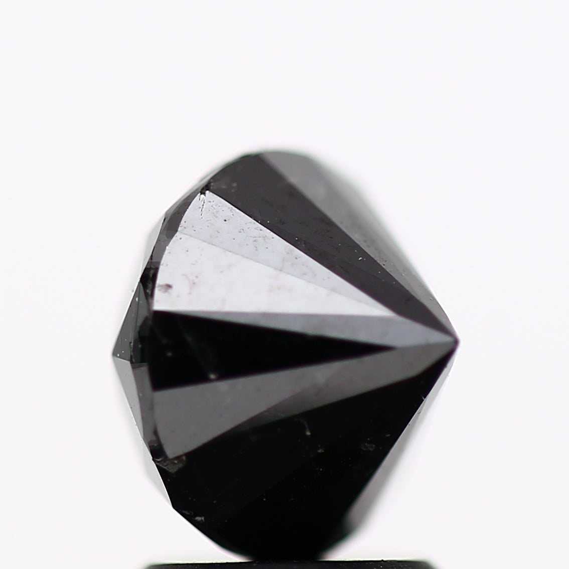2.77 Carat Fancy Black Round Shape Brilliant Cut Natural Loose Diamond