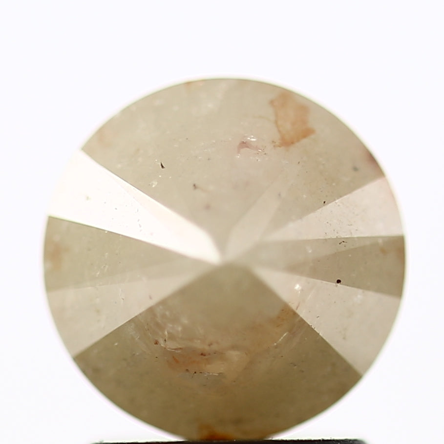 1.57 Carat Yellow Rustic Round Cut Natural Loose Diamond