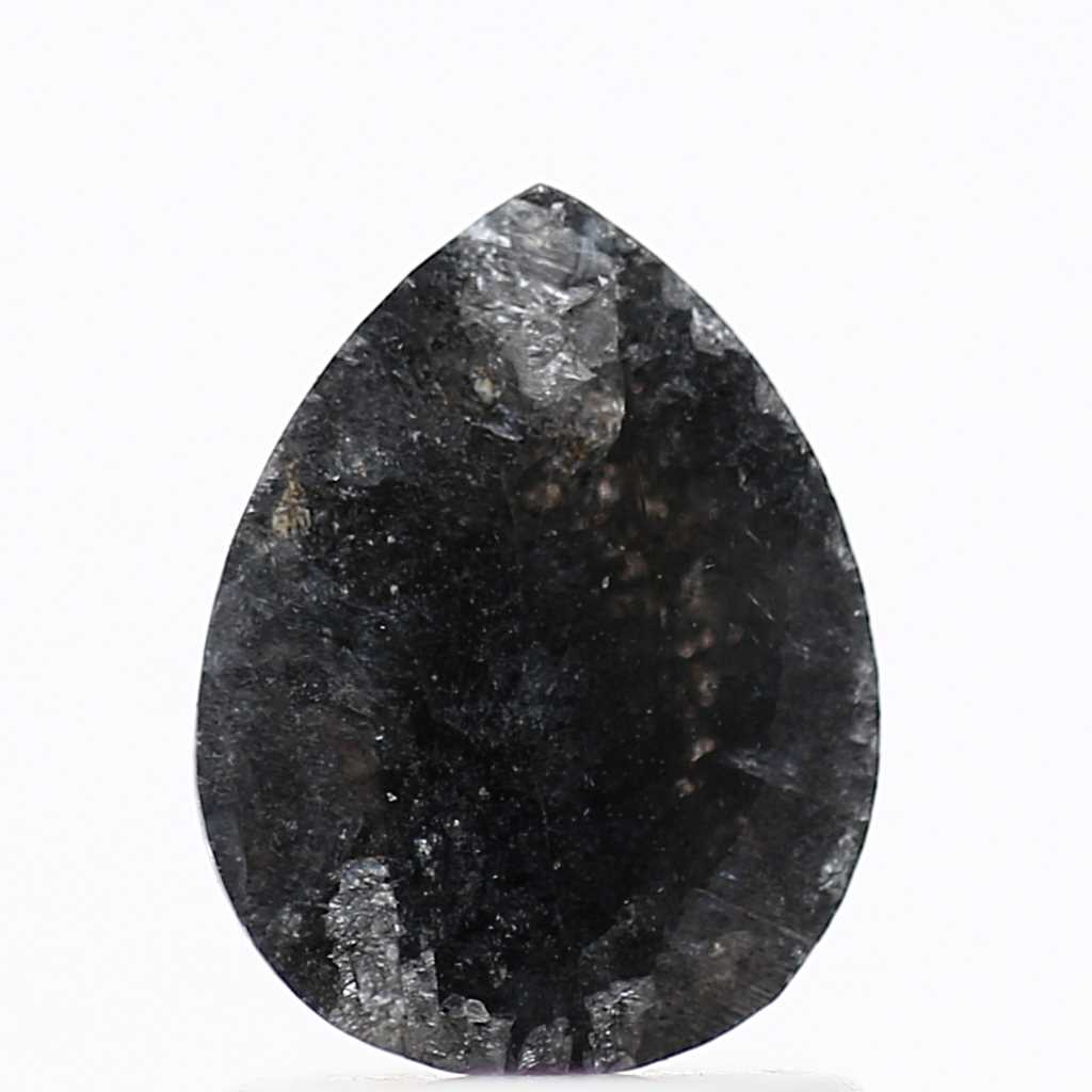 Salt and Pepper Diamond Fancy Gray Color 1.26 CT 7.95 x 6.10 x 2.75 MM Pear Cut Diamond! Natural Loose Diamond ! Christmas Gift for Her