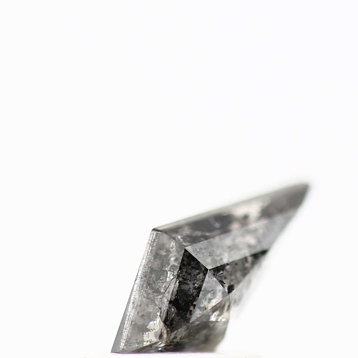 Salt and Pepper Kite Diamond ! Fancy Gray Color Diamond for Engagement Ring ! Natural Loose Diamond ! 0.47 Ct Unique Rare Diamond For Her
