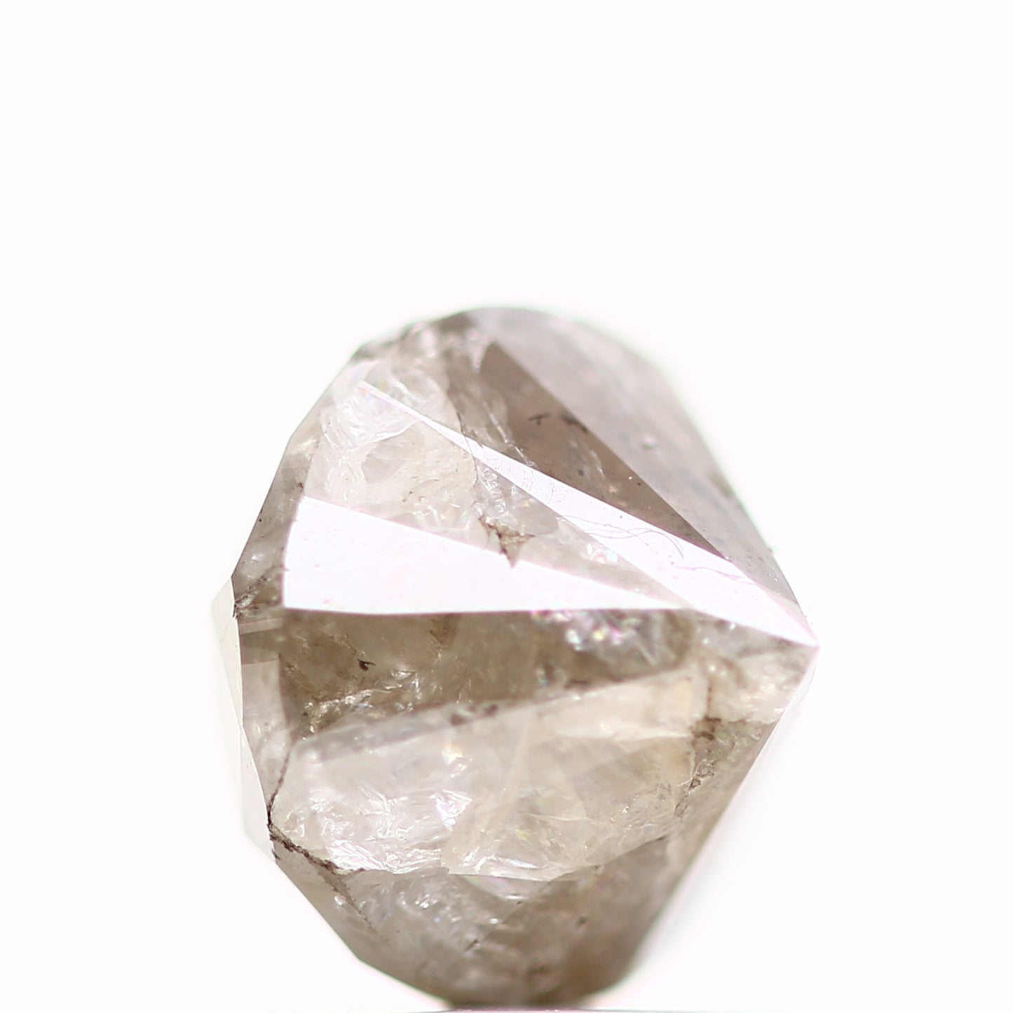 2.37 Carat Fancy Gray Round Shape Brilliant Cut Natural Loose Diamond