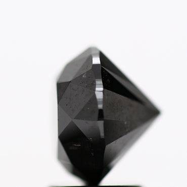 2.79 Carat Fancy Black Round Shape Brilliant Cut Natural Loose Diamond
