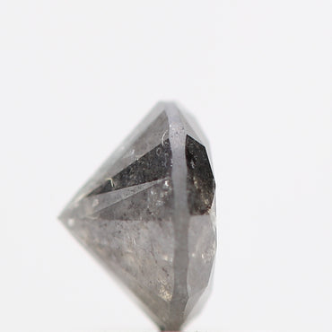 0.70 Carat Fancy Gray Round Brilliant Cut Natural Loose Diamond