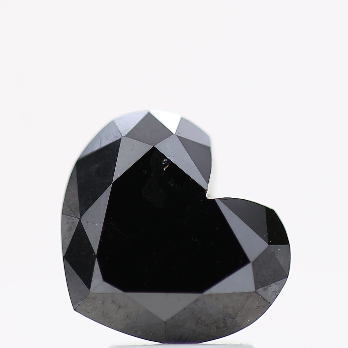 Heart Shape Fancy Black Natural Loose Diamond