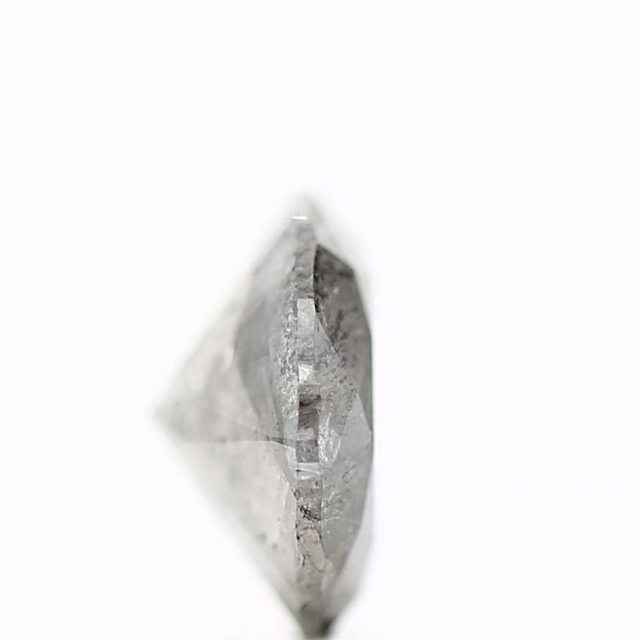 0.91 Carat Fancy Gray Round Shape Brilliant Cut Natural Loose Diamond