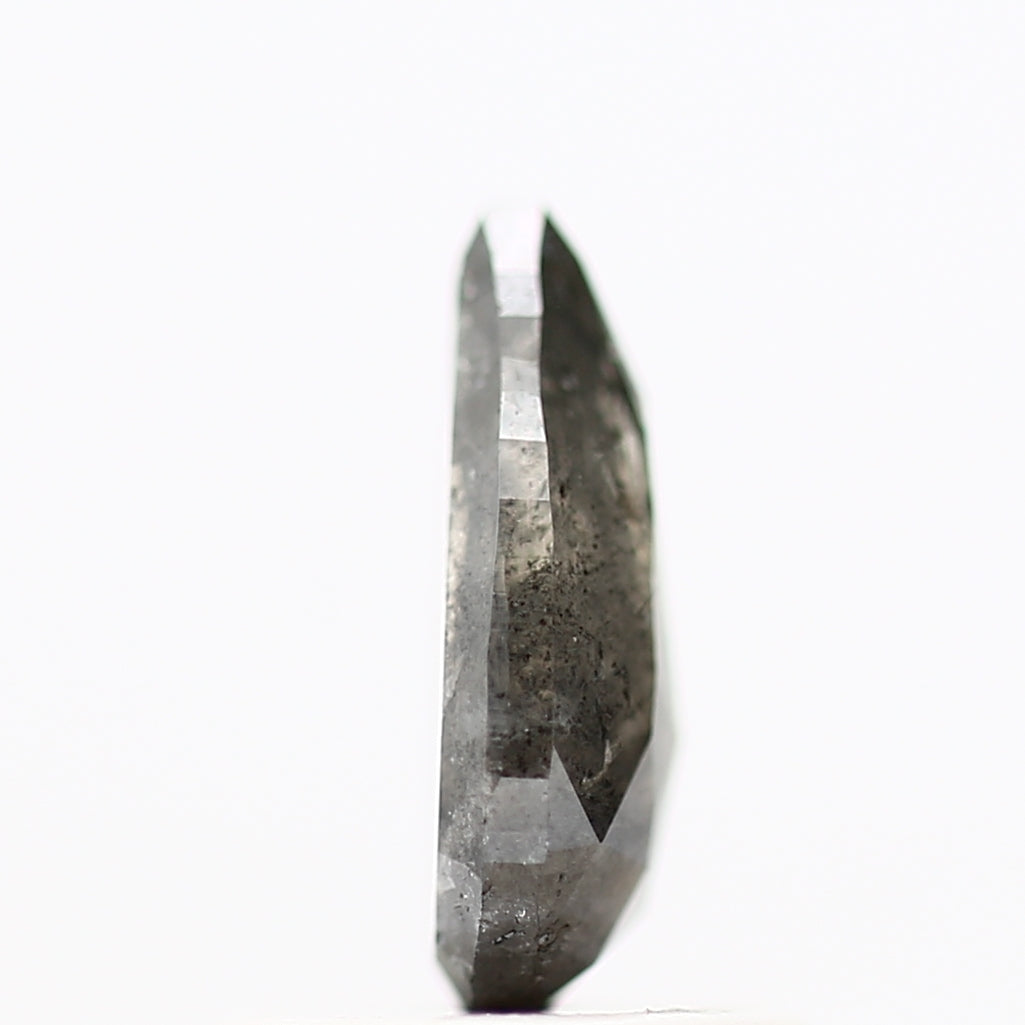 Salt and Pepper Diamond Fancy Gray Color 0.70 CT 7.77 x 4.31 x 2.32 MM Pear Cut Diamond! Natural Loose Diamond ! Christmas Gift for Her